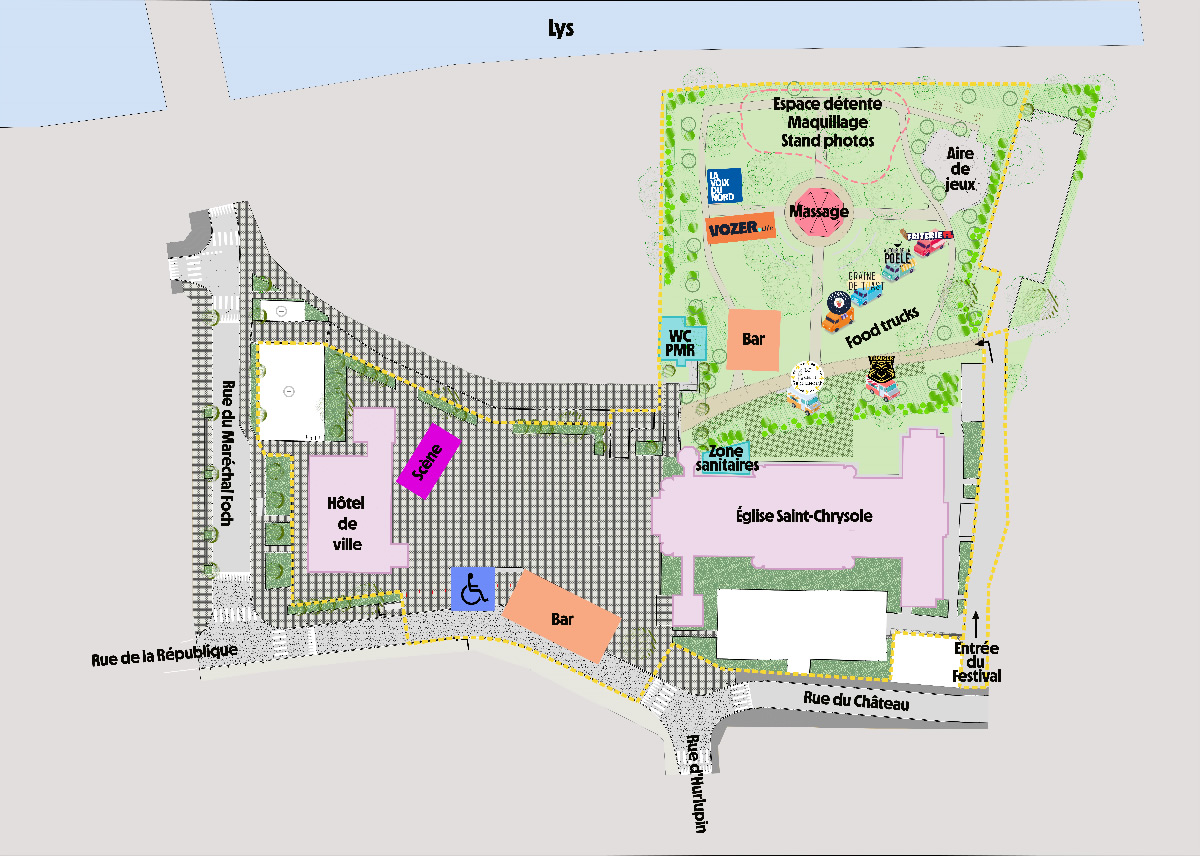 plan du festival